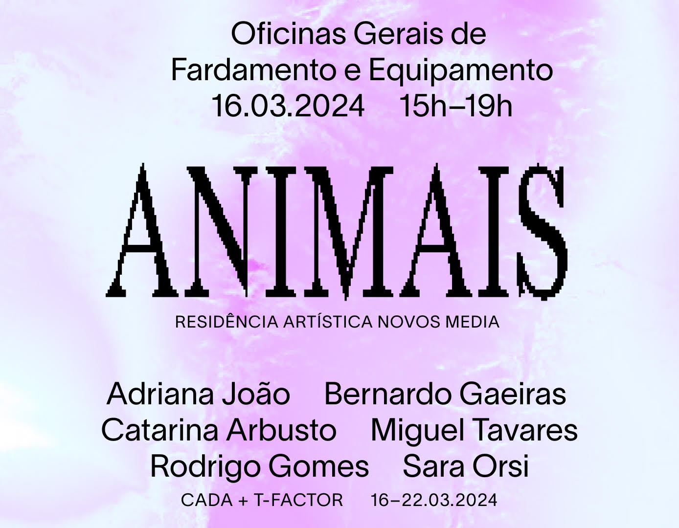 Exposição ANIMAIS residência artistica novos media CADA/T-Factor